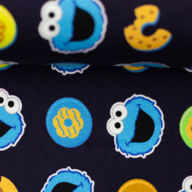 Swafing Tricot - Sesamstraat - Cookie Monster.