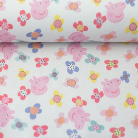 Swafing - Katoen Print - Peppa Pig - Flowers