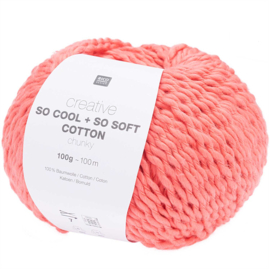 Rico Design - Creative - So Cool + So Soft Cotton Chunky - Melon 017