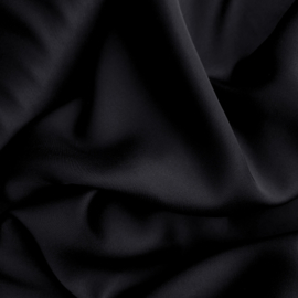 Viscose Satijn - Black