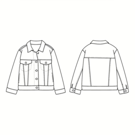 Ikatee Pattern | Chicago -  Kids - Jasje - 3-12jaar - Papieren Naaipatroon