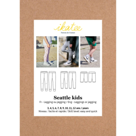 Ikatee Patterns - Seattle - Kids Legging - 3 .12yr - Paper Sewing Pattern