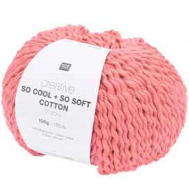Rico Design - Creative - So Cool + So Soft Cotton Chunky - Raspberry 017