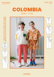 Notches - Colombia   - Paper Pattern - Shirt Jurk Kids