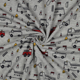Verhees Sweat   - Gemeleerd - Brandweer - Grijs