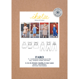 Ikatee Pattern | Faro Jumpsuit, Romper and Dress  - Baby  1 month - 4yr