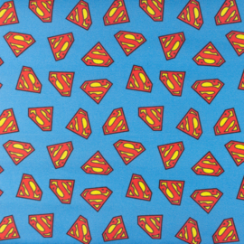 Katoen Poplin -  Superman - Logo  ™©