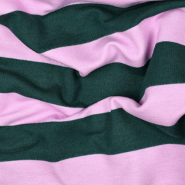 Verhees  - Soft Sweat  - Stripes  - Geese - Green Pink