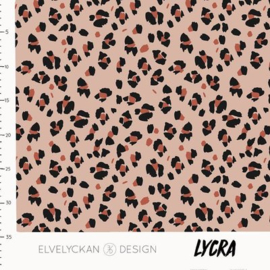 Elvelyckan design | Lycra   - Lynx Dots - Pink