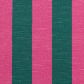Swafing Tricot - Viscose Jersey - Happy Stripes by Cherry Picking - Pink Green