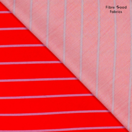 Fibremood - Woven Viscose Satin - Solo Line - Red  - Lucille