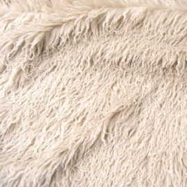Fake Fur  - Medium Long Hair  - Ecru