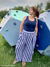 Swafing Tricot - Viscose Jersey - Happy Stripes by Cherry Picking - Blue