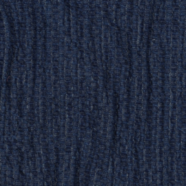 Denim Structured   - Dark  Blue