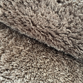 Fake Fur  - Medium Long Hair  - Taupe