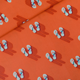 See You at Six - Katoen - Flip Flops   - Puffin's Bill Rood