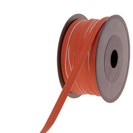 Paspelband - Imitatieleer - 10 mm - Brique