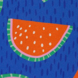 Swafing Katoen - Canvas Soepel   - Jumble & Zest by Bienvenido Colorido - Melon Blue