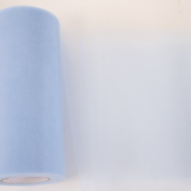 Katia Fabrics - Happy Tule - Rol 15 cm x 20 meter - Light Blue 03