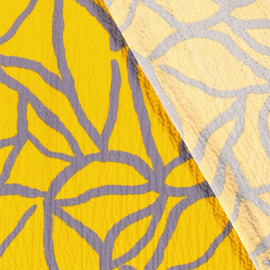 Viscose Crincle - Yellow Lilac