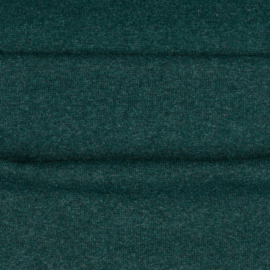 Tricot Boordstof - Dark Green Melange 110