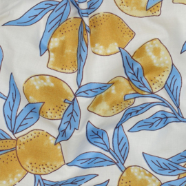 Katoen  Print - Handcrafted  Block Printed - Lemons