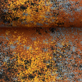 Katoen Print | Swafing -  Splash - Rust