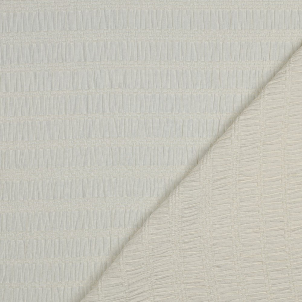Verhees Textiles - Chenille Jacquard - Ecru