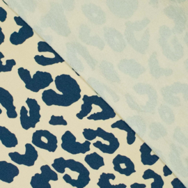 Heavy Jogging - Organic - Leopard Big - Ilja - Navy