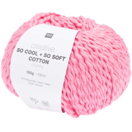 Rico Design - Creative - So Cool + So Soft Cotton Chunky - Fuchsia 015