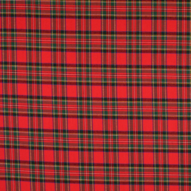 Flanel Katoen  - Klassieke ruit - Red