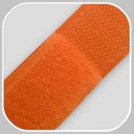 klittenband | oranje  breedte 20mm