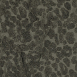 Verhees Textiles - Badstof - Animal Print - Dark Green