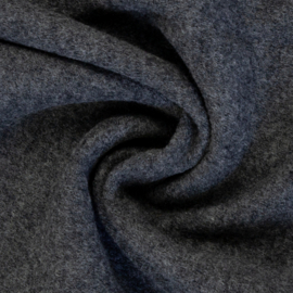Swafing - Fleece Wool  - Dark Grey 1285