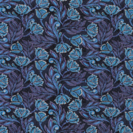 Punta di Roma  - Knitted  - Indian Flowers - Blue
