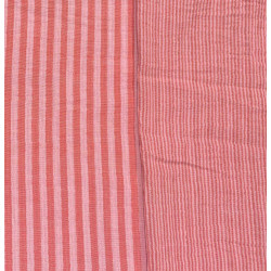 Double Gauze - Stripes -  Doublesided - Pink