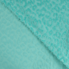 Badstof - Animal Print - Aqua