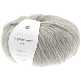 Rico Design - Essentials - Organic Wool Aran - Grey 004