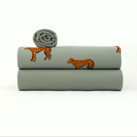 See You at Six - Tigers  - French Terry  - Seagrass Green