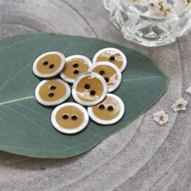 Atelier Brunette | Halo  Buttons |   Ochre