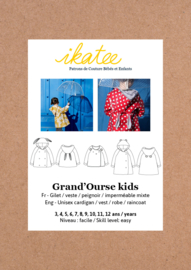Ikatee Pattern | Grand'Ourse cardigan - Kids 3/12yr