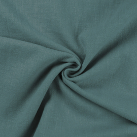 Linnen Stonewashed - Dark mint 023