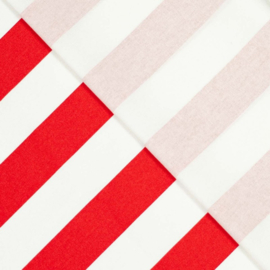 Katoen - Streep - Rood