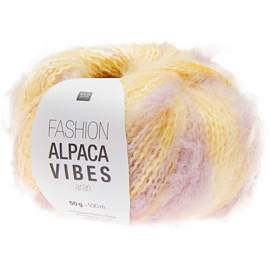 Fashion Alpaca Vibes Aran | Vanille - Lila