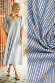 Fibremood - Linnen Stripes - Blue  - Sienna/ Gabby