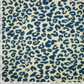 Heavy Jogging - Organic - Leopard Big - Ilja - Navy