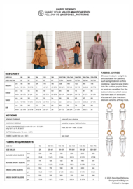 Notches - Didi  Paper Pattern - Kids blouse jurk