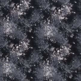 Katoen Print | Swafing -  Splash - Black