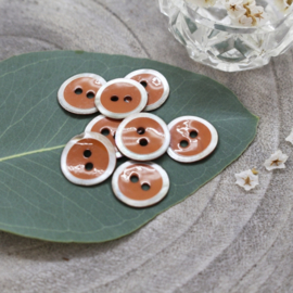 Atelier Brunette | Halo  Buttons |   Chestnut