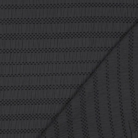 Verhees Textiles - Chenille Jacquard - Black